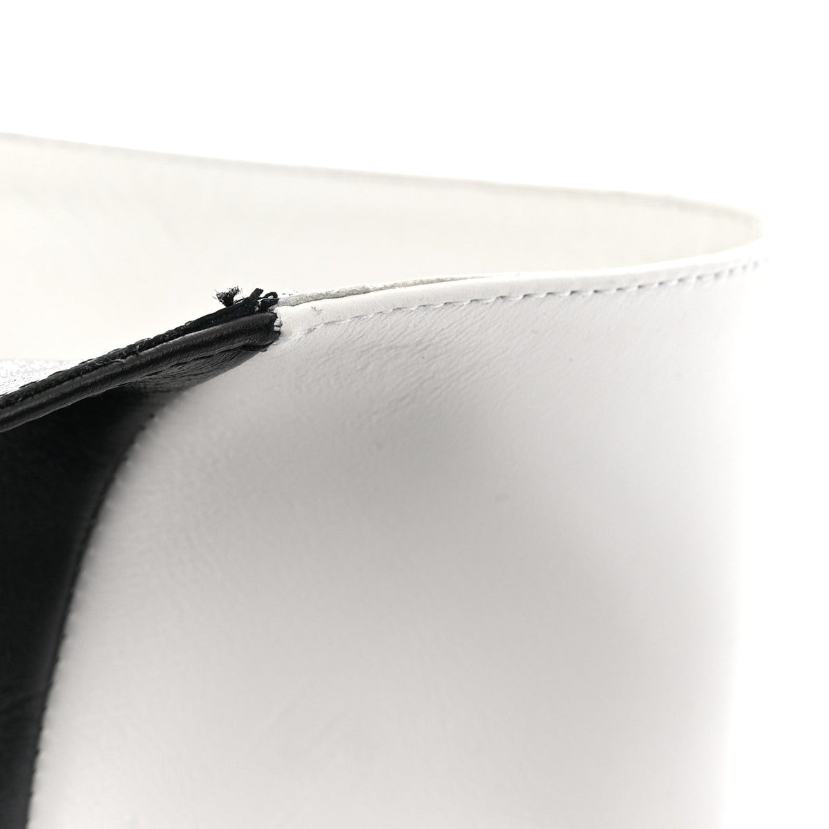 Calfskin Astrilarge 100 Knee Boots 37 Black White