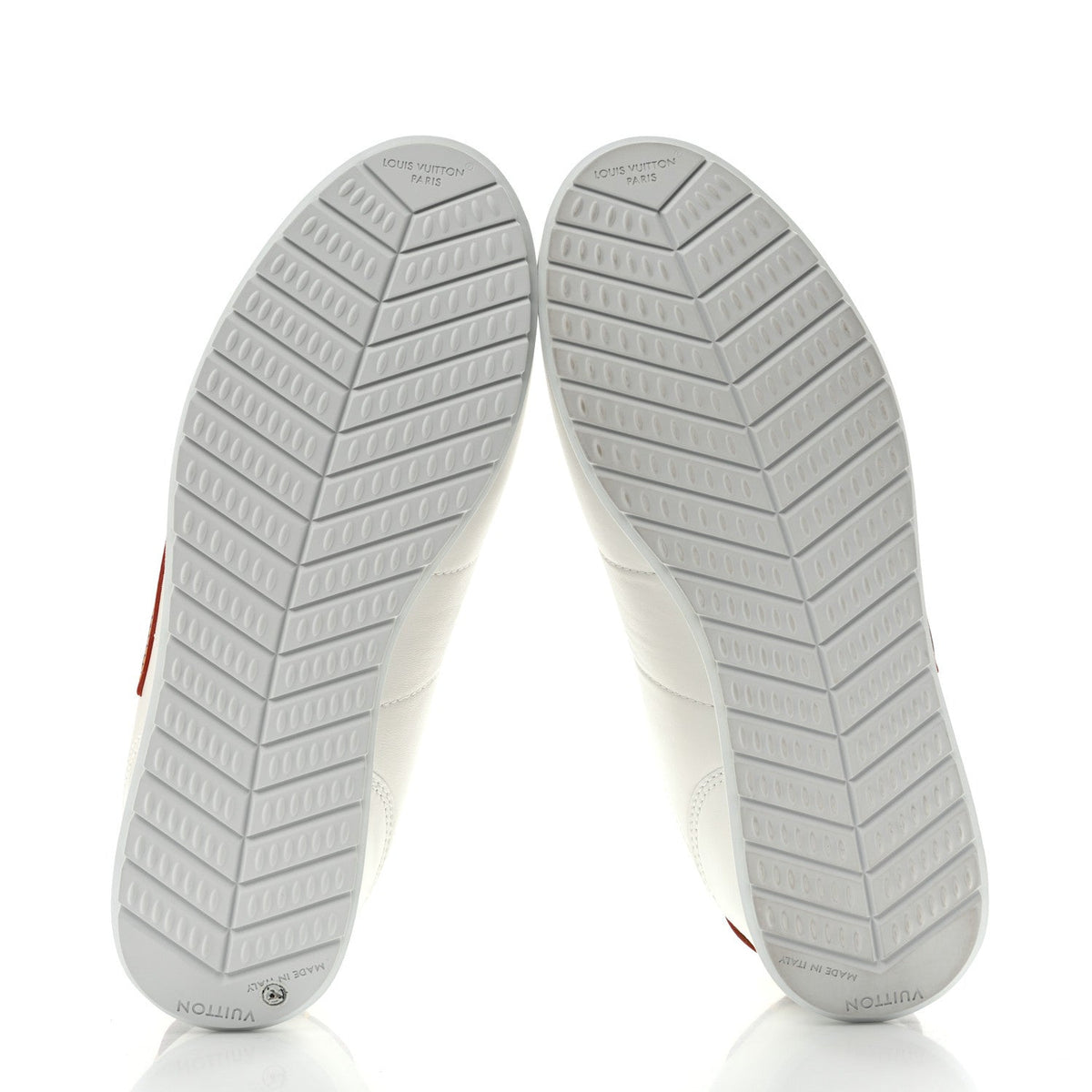 Lambskin Vachetta Mens LV Buttersoft Sneakers 10 White