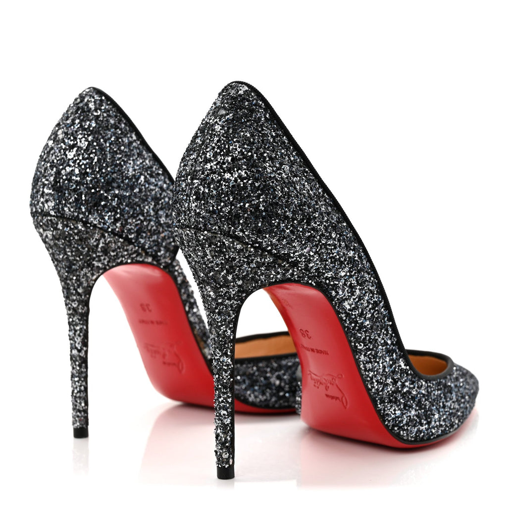 Glitter Dragonfly Iriza 100 Pumps 38 Black
