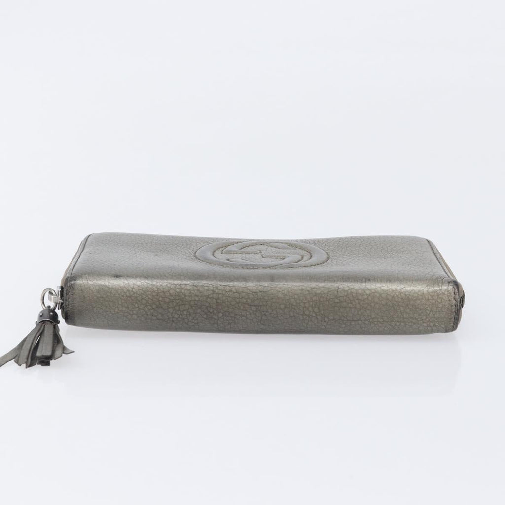 GUCCI GG Canvas Wallet PVC Leather 5 Set Beige Brown black Auth 190013