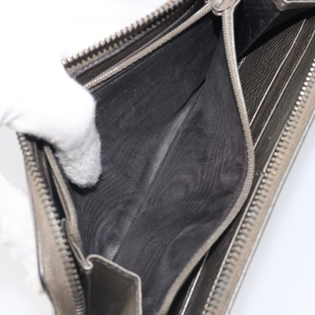 GUCCI GG Canvas Wallet PVC Leather 5 Set Beige Brown black Auth 190013