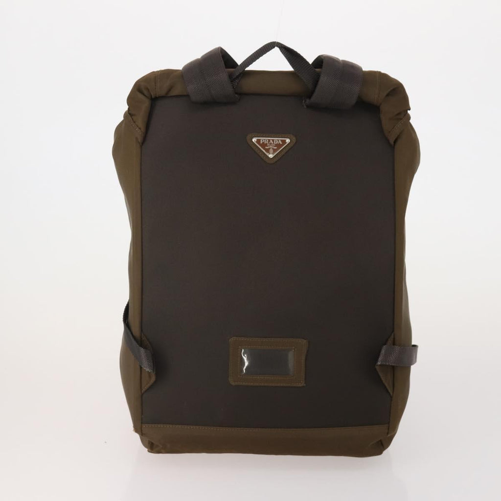 PRADA Shoulder Bag Nylon 4 Set Brown Black Auth 196164