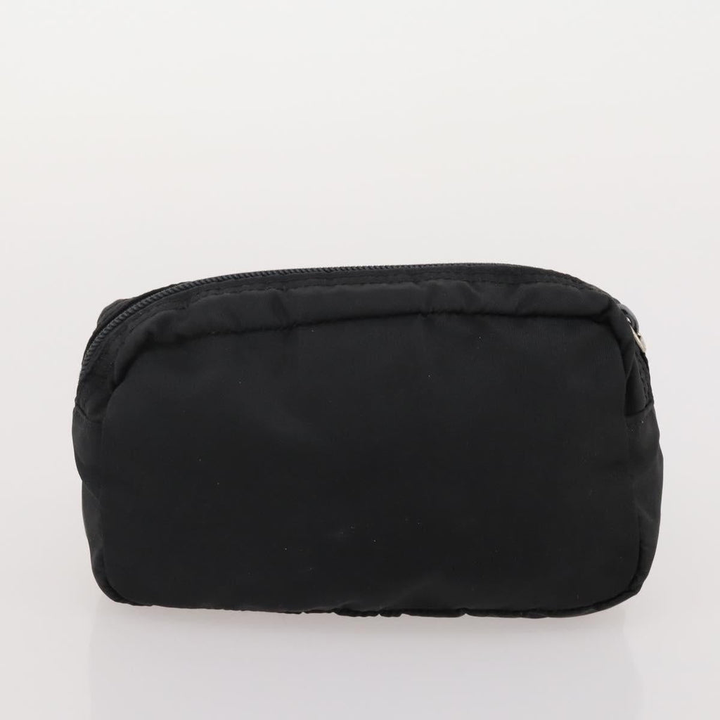 PRADA Pouch Nylon 2 Set Black Auth 196167