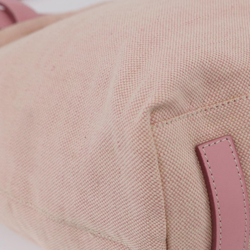 PRADA PRADA Sports Tote Bag Canvas Pink Auth 201301