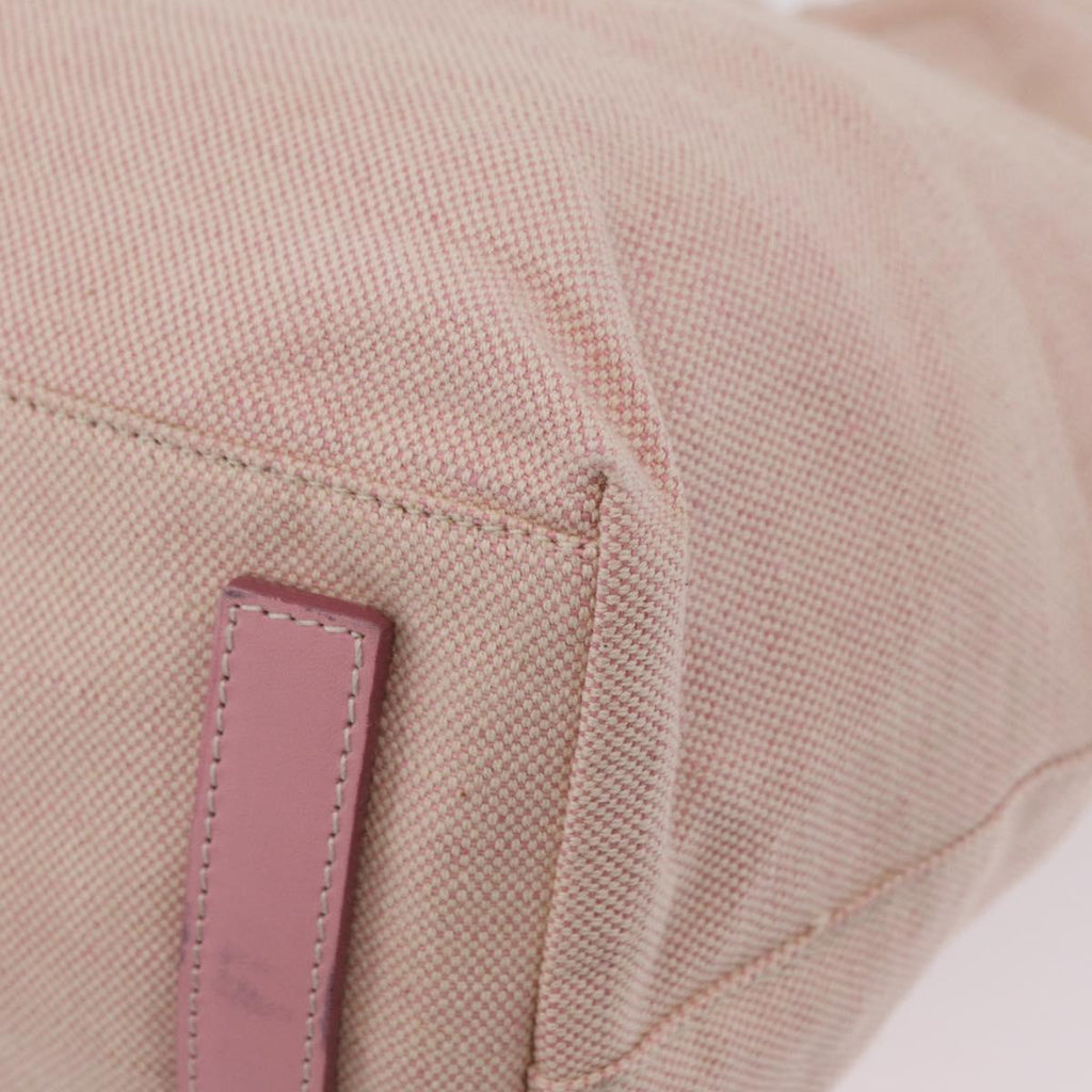 PRADA PRADA Sports Tote Bag Canvas Pink Auth 201301