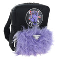PRADA Frankenstein Backpack Nylon Black Purple Auth 203108M