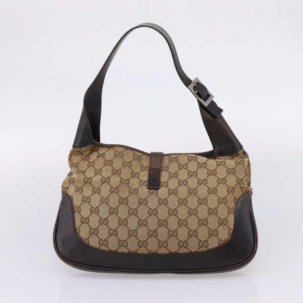 GUCCI GG Canvas GG Crystal Web Sherry Line Bag PVC 4 Set Auth 203742