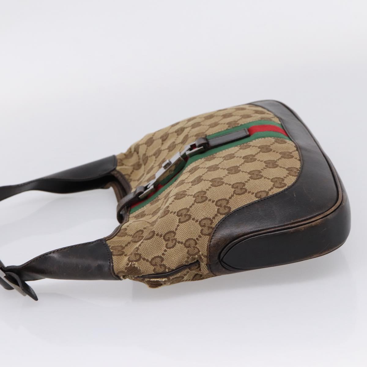 GUCCI GG Canvas GG Crystal Web Sherry Line Bag PVC 4 Set Auth 203742