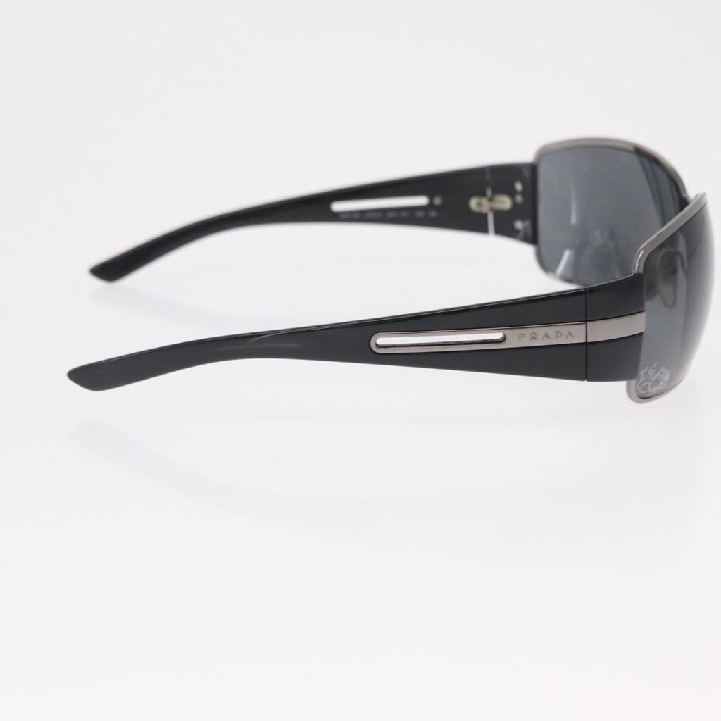 PRADA Sunglasses Plastic Black Auth 203806