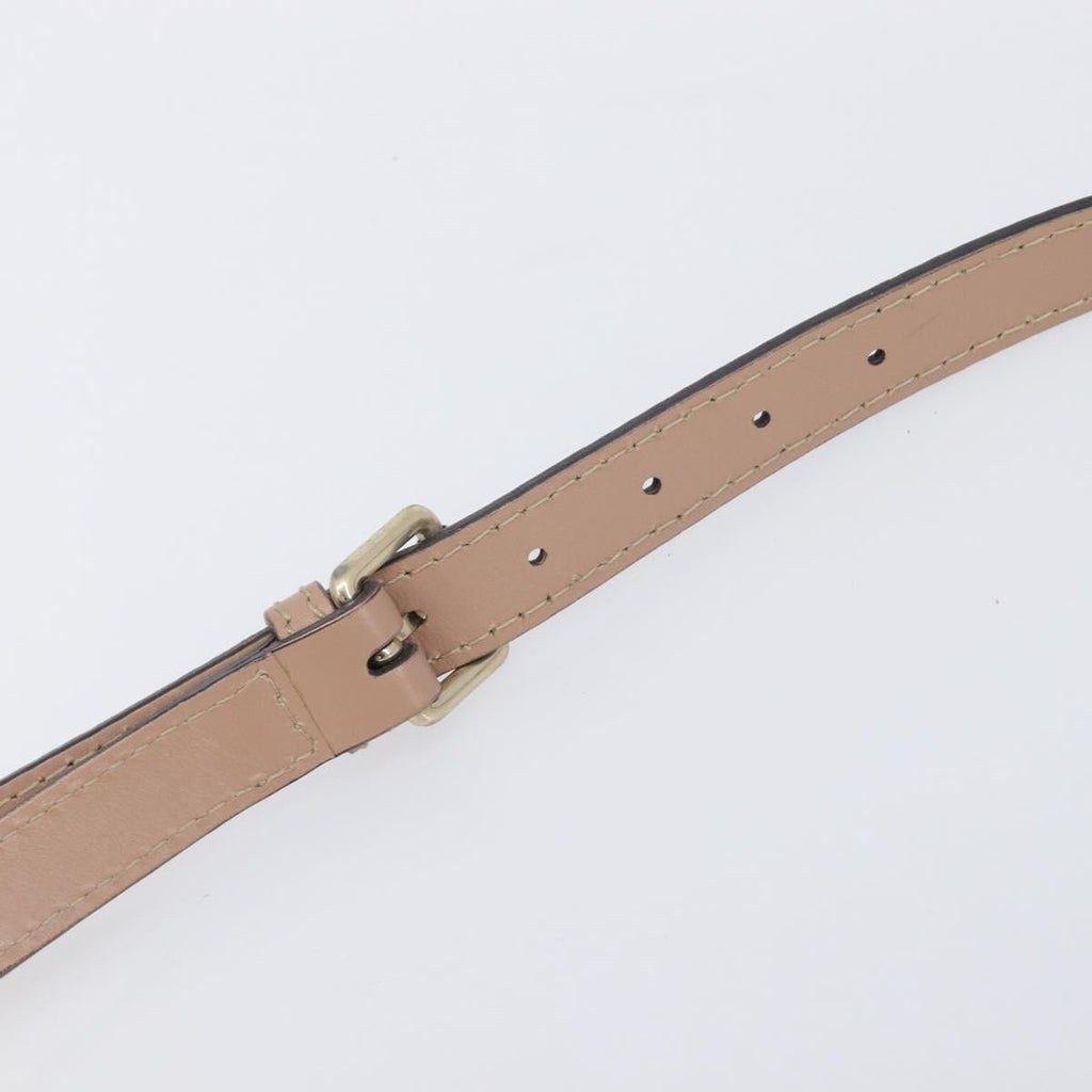 GUCCI GG Canvas Mayfair Shoulder Bag Beige Gold 257065 Auth 206073V