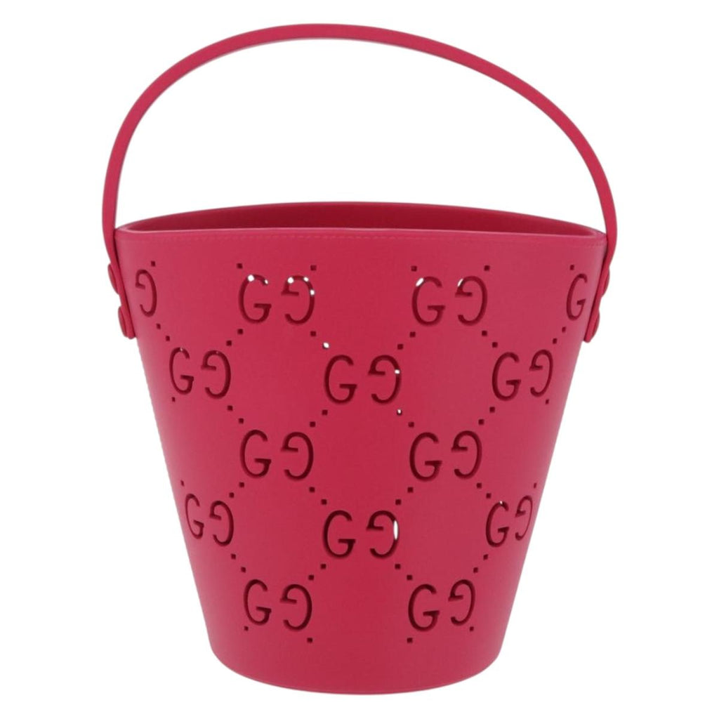 GUCCI Hand Bag Rubber Pink 723051 Auth 206394M