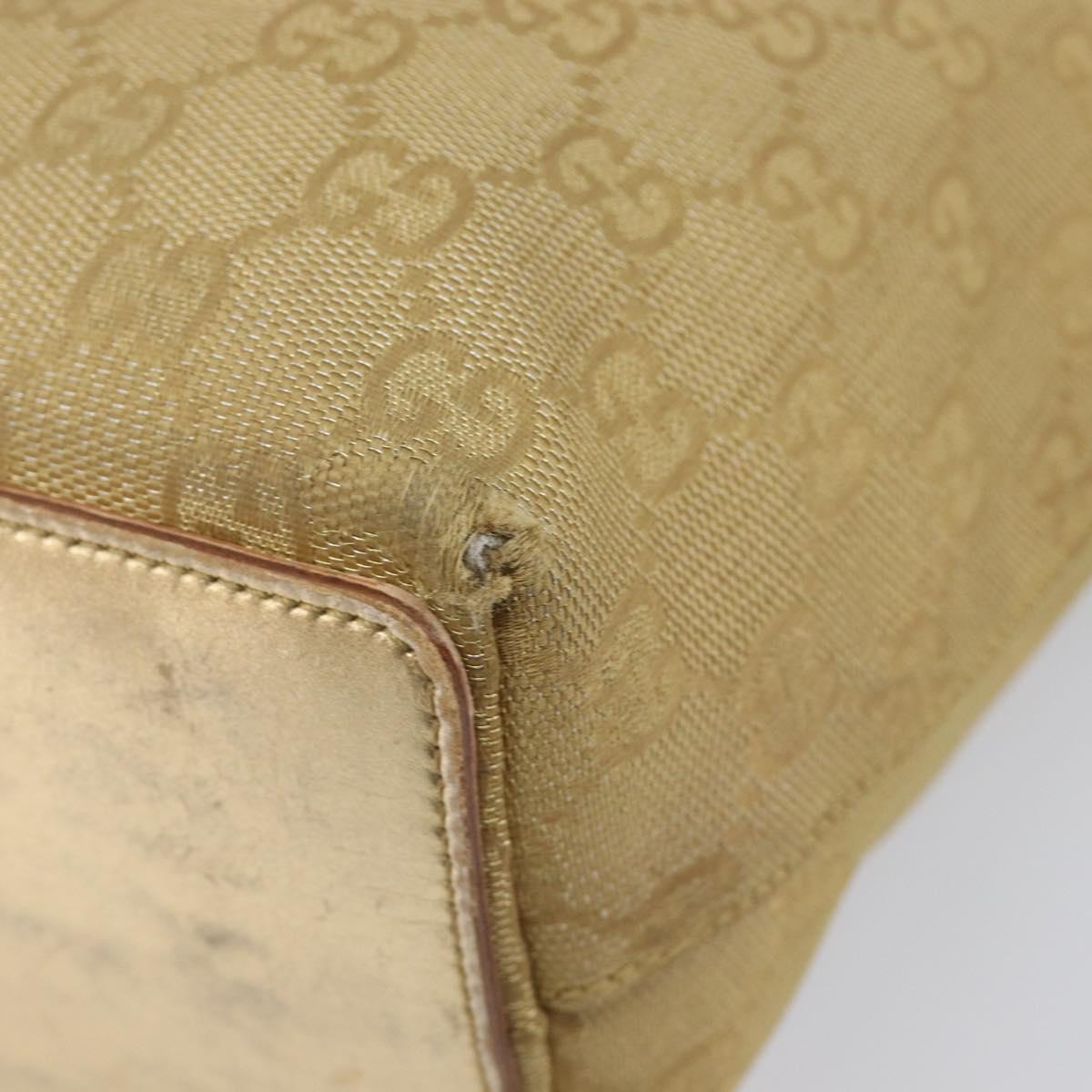 GUCCI GG Canvas Shoulder Bag 2 Set Beige Auth 206848