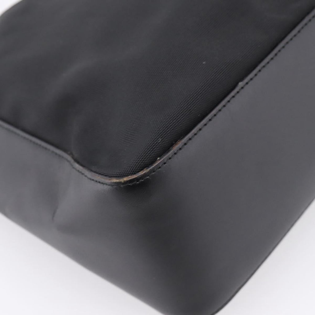 GUCCI Shoulder Bag Canvas Black Silver 001 3766 Auth 207730A