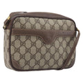 GUCCI GG Supreme Shoulder Bag PVC Beige Gold 007 115 6423 Auth 207837