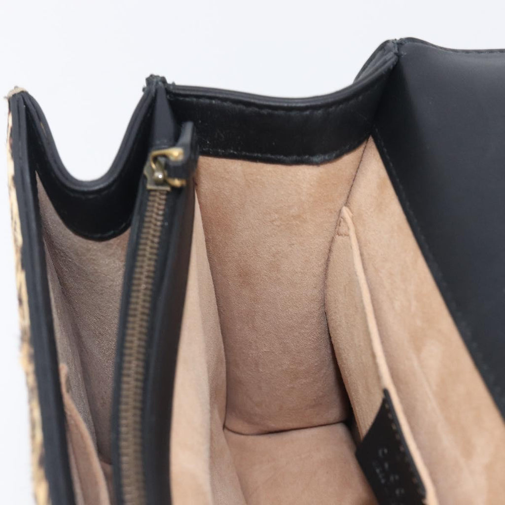 GUCCI Dionysos Bamboo Web Sherry Line Bag Harako leather 448075 Auth 208293M