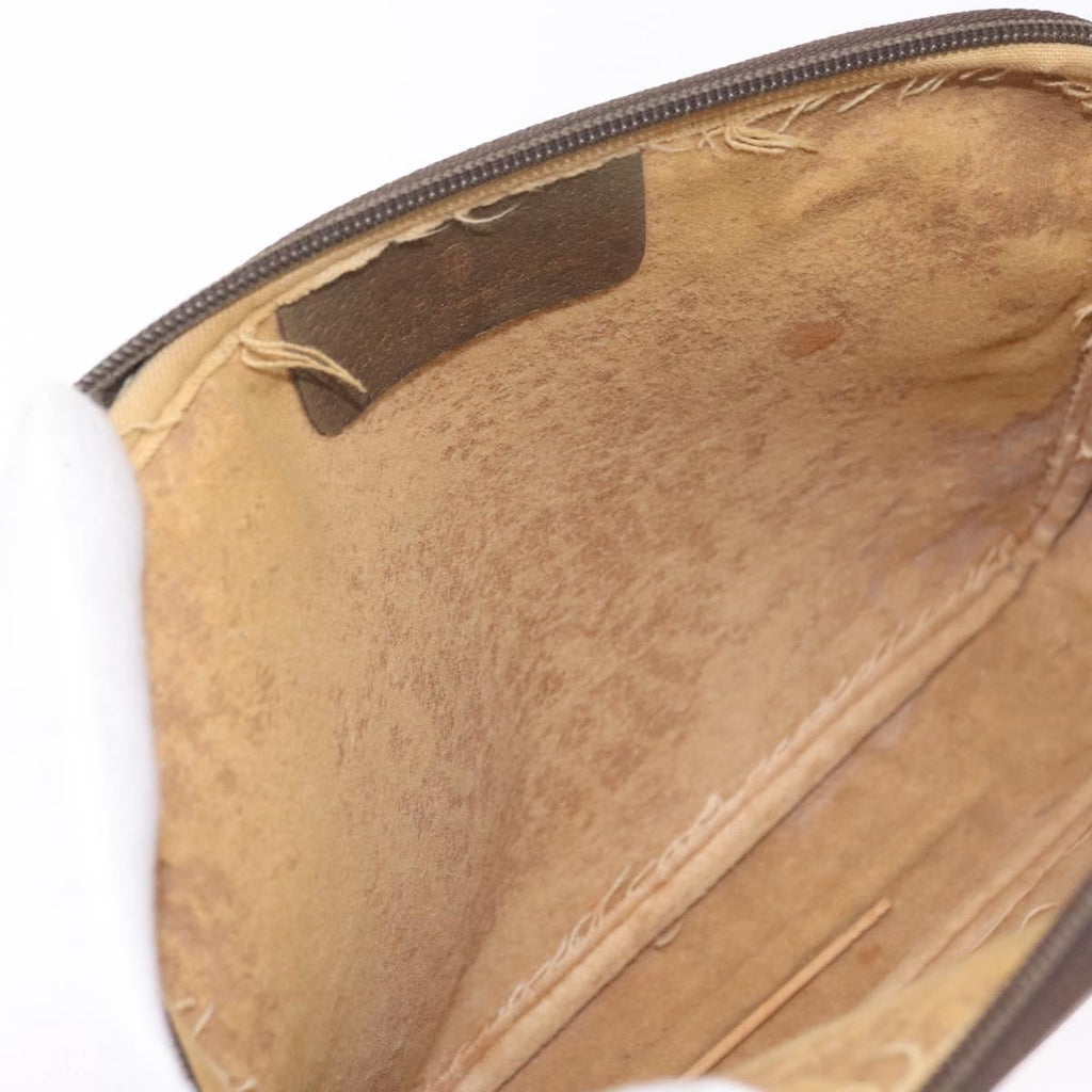 GUCCI GG Supreme Shoulder Bag PVC Beige Gold 89 02 068 Auth 208390