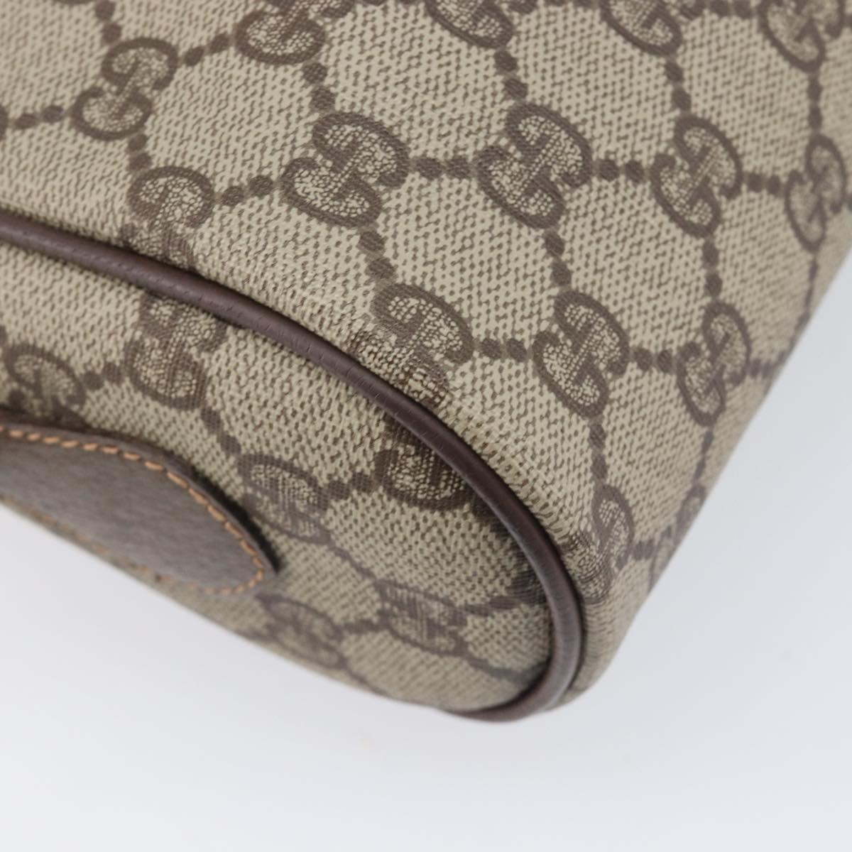 GUCCI GG Supreme Web Sherry Line Shoulder Bag PVC 001 115 6655 Auth 208543A