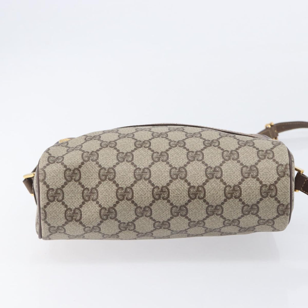 GUCCI GG Supreme Web Sherry Line Shoulder Bag PVC 001 115 6655 Auth 208543A