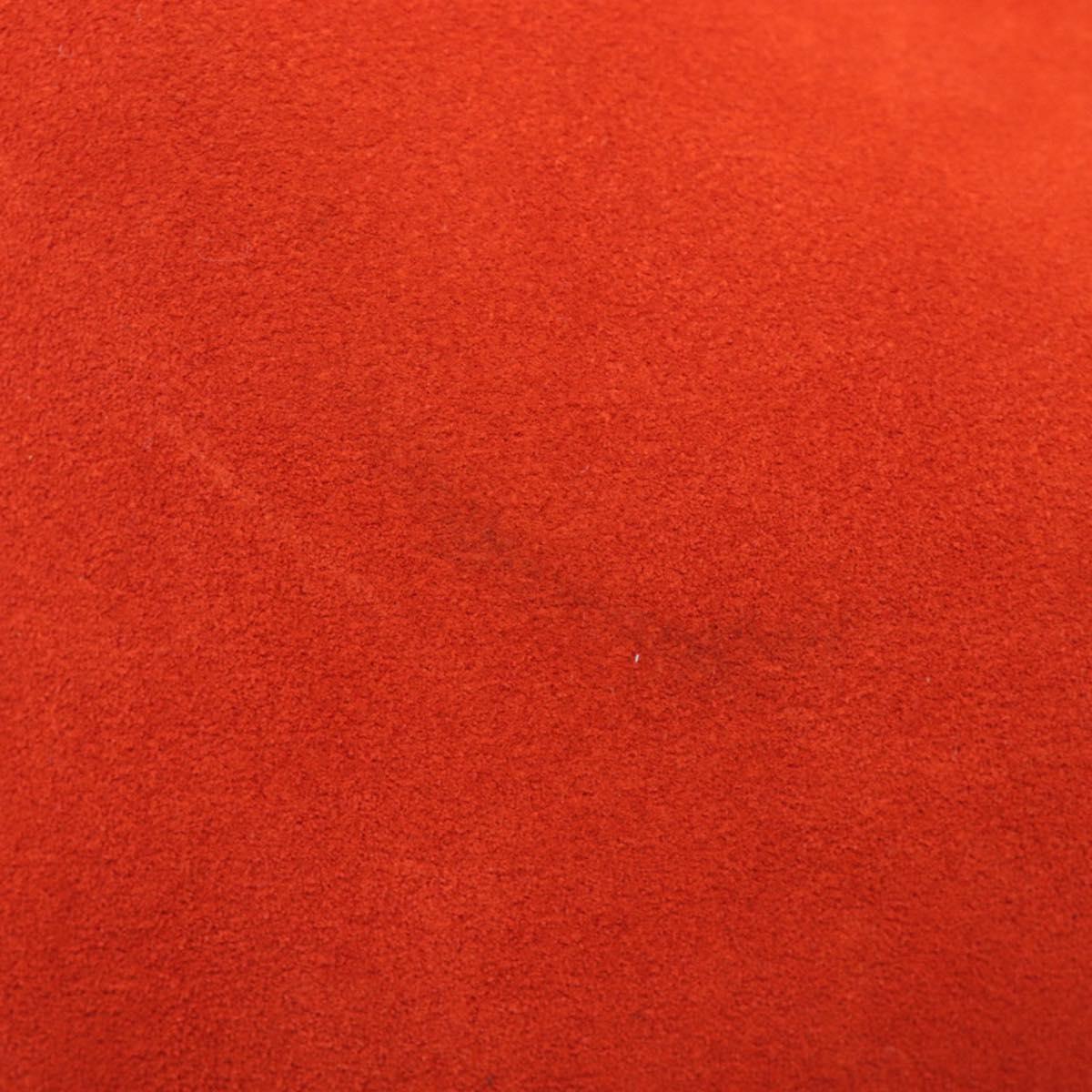 GUCCI Shoulder Bag Suede Red Gold 001 3812 Auth 208709V
