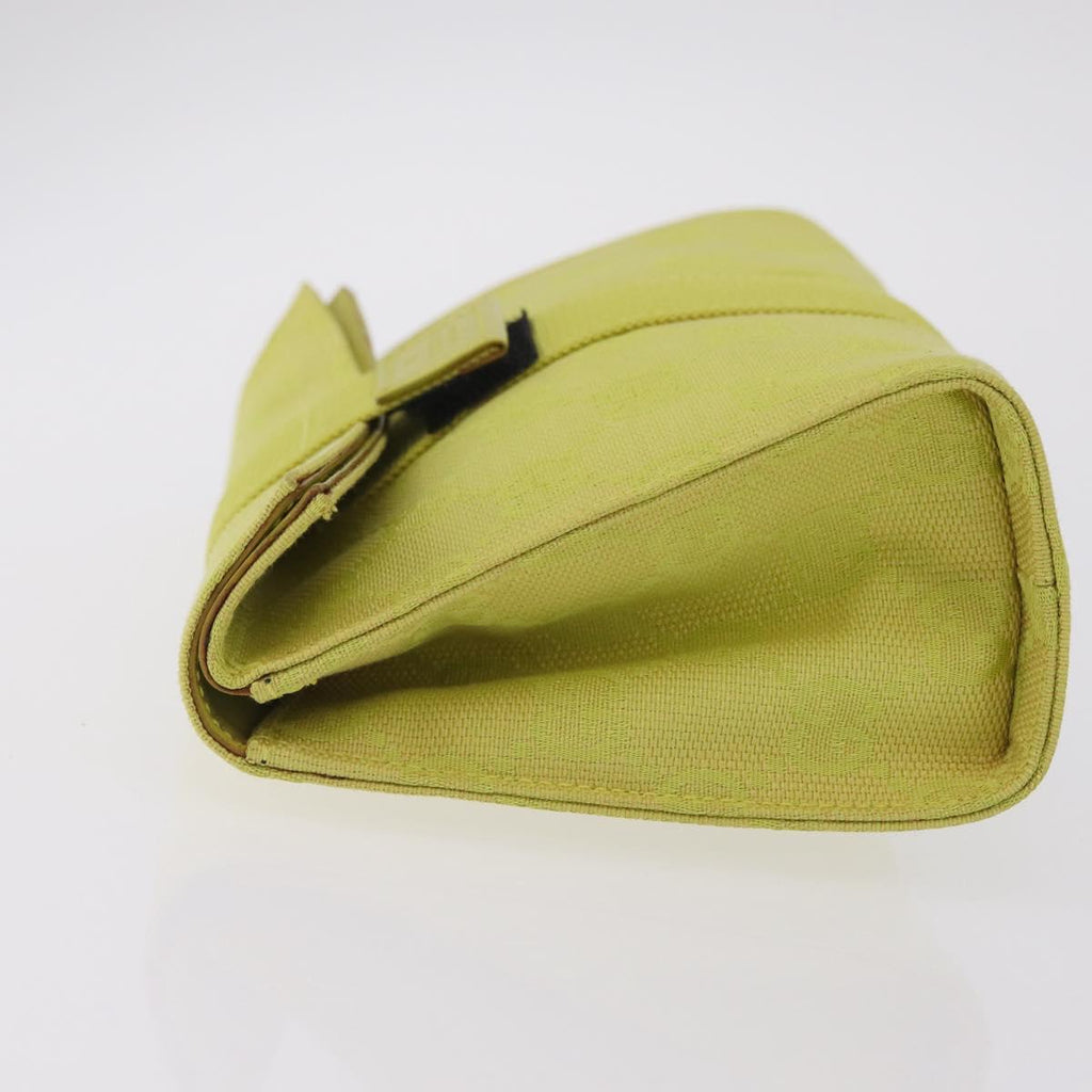 GUCCI GG Canvas Pouch Green 039 0991 Auth 209005A