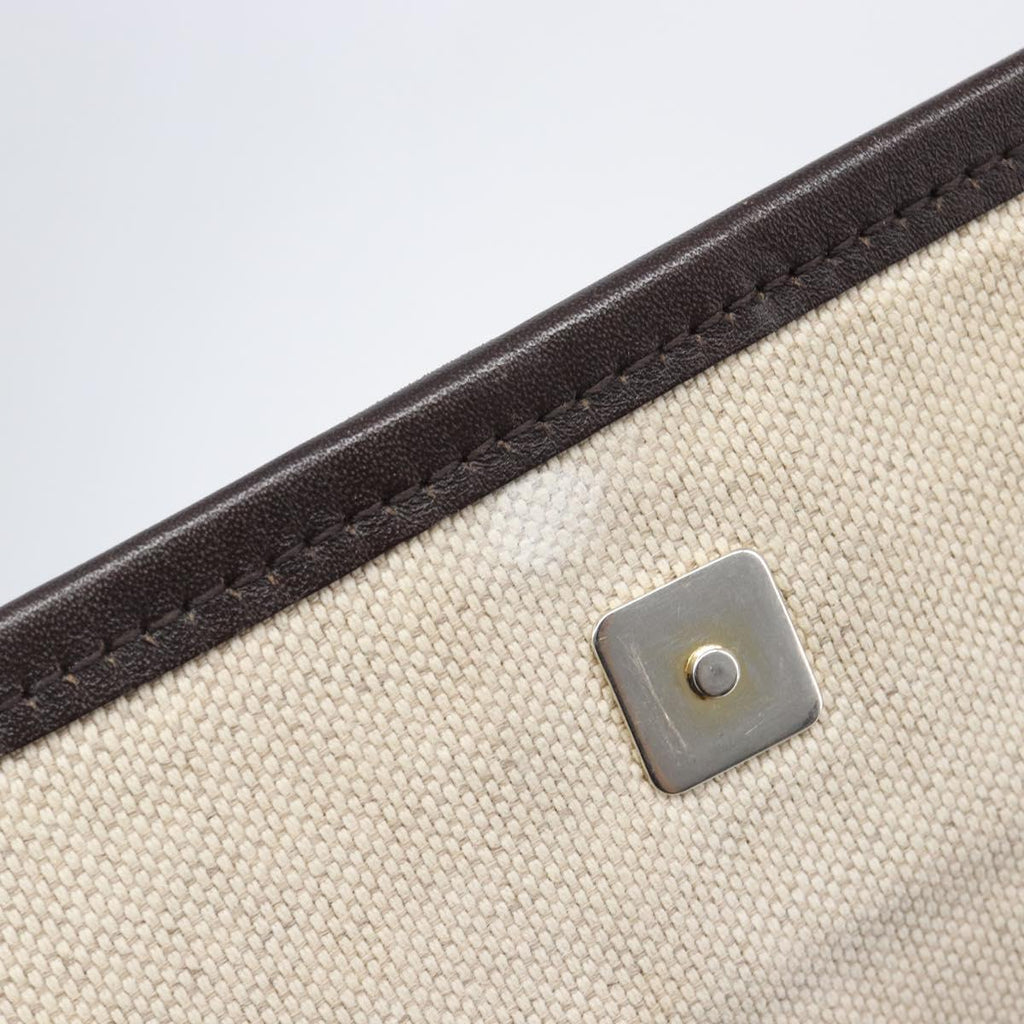 GUCCI GG Supreme Shoulder Bag PVC Brown Gold Tone 223666 Auth 209141