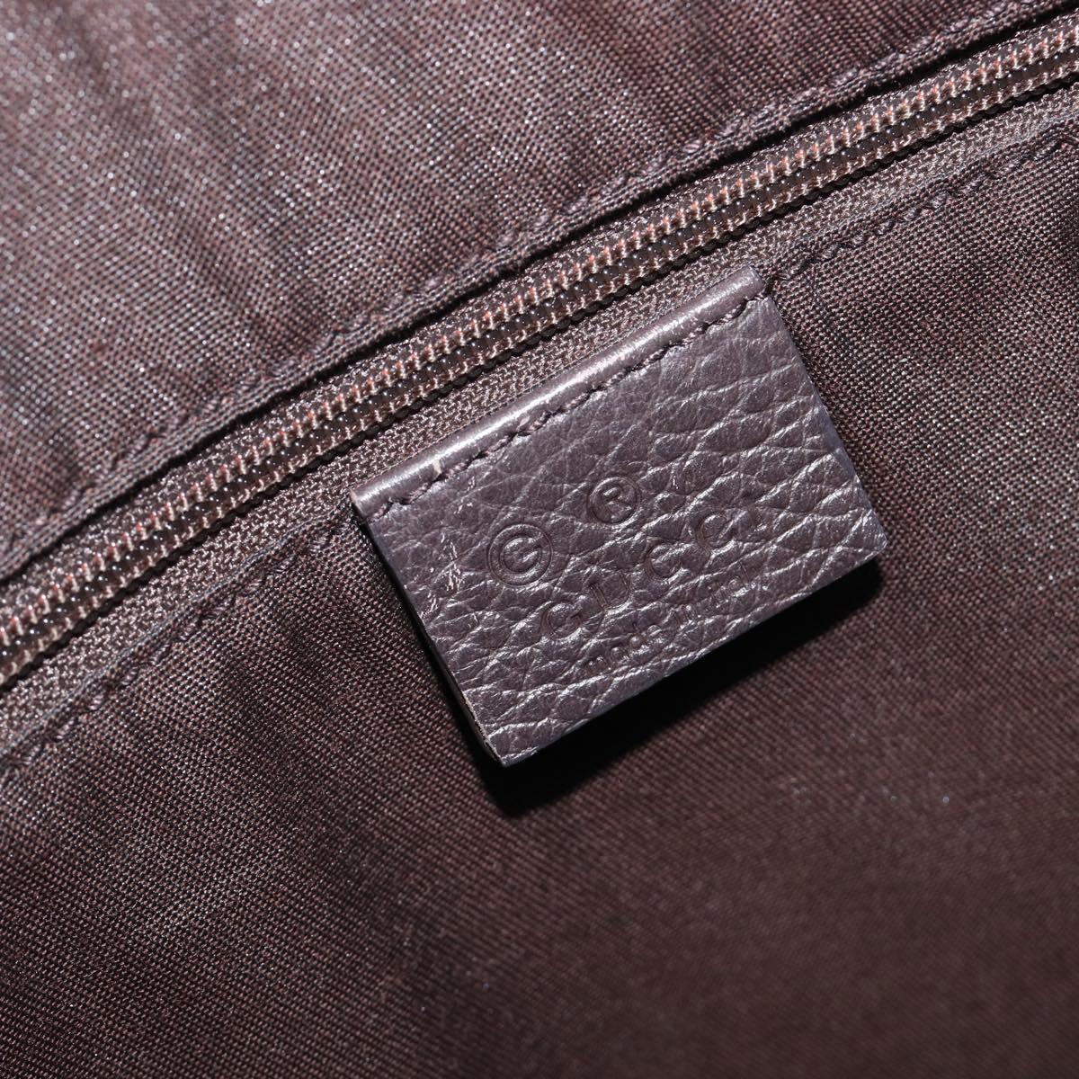 GUCCI GG Crystal Web Sherry Line Bag Coated Canvas Beige 293596 Auth 209851V
