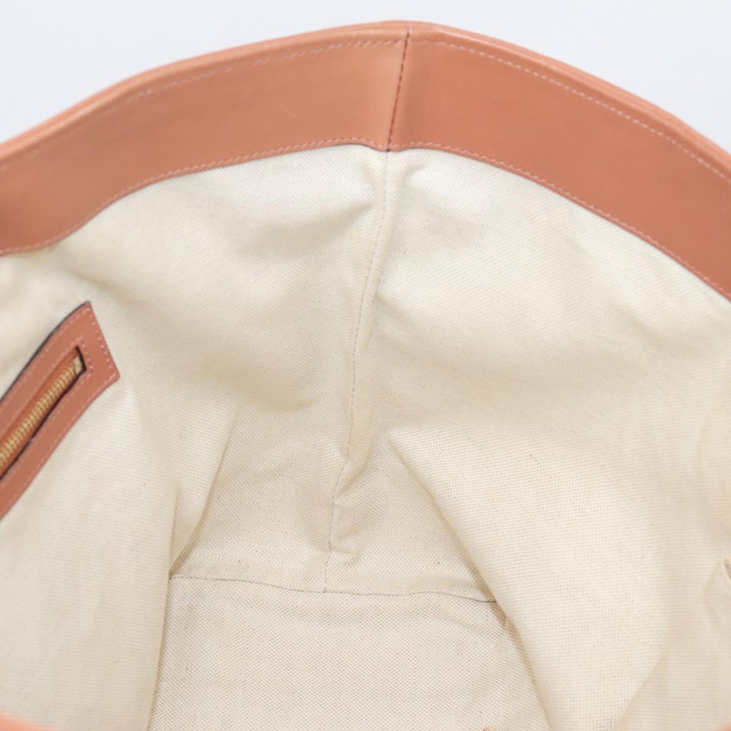GUCCI GG Canvas Tote Bag Beige Gold 269956 Auth 209910