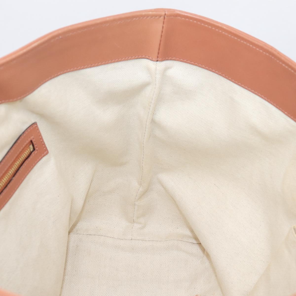 GUCCI GG Canvas Tote Bag Beige Gold 269956 Auth 209910