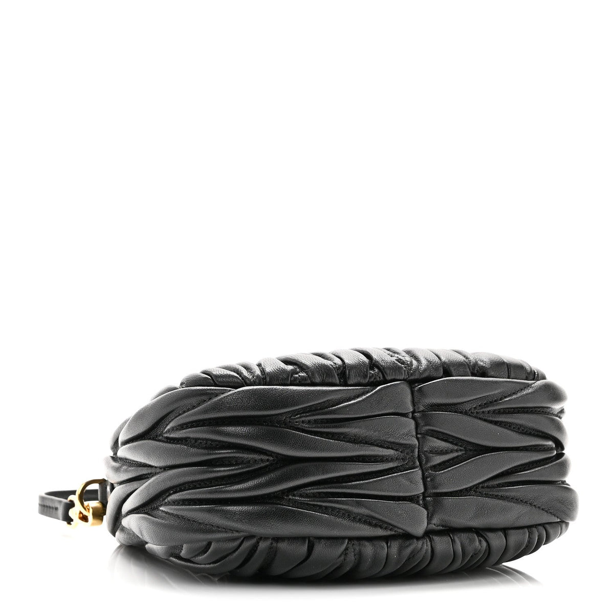 Nappa Matelasse Mini Wander Hobo Black