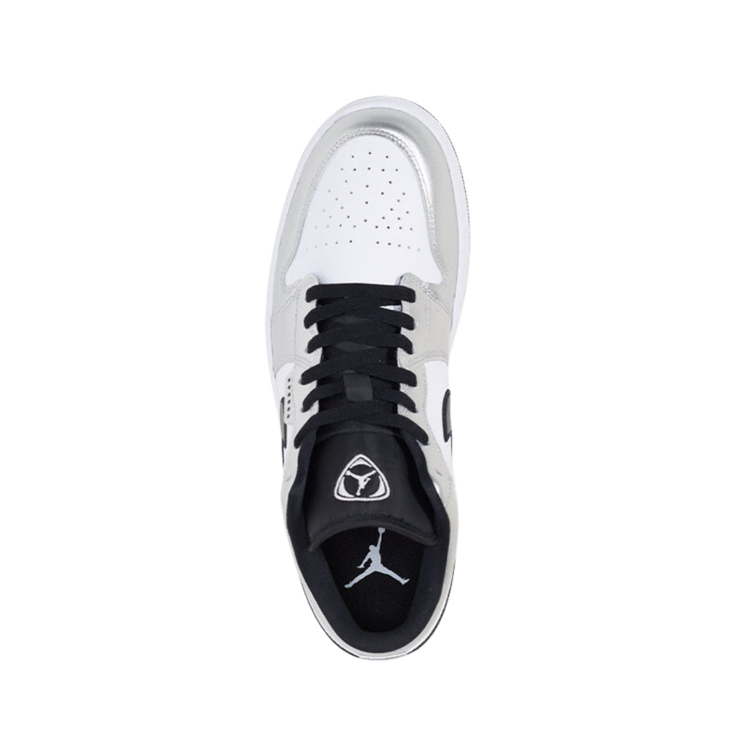 Air Jordan 1 Low SE Metallic Silver Tiempo - Men’s