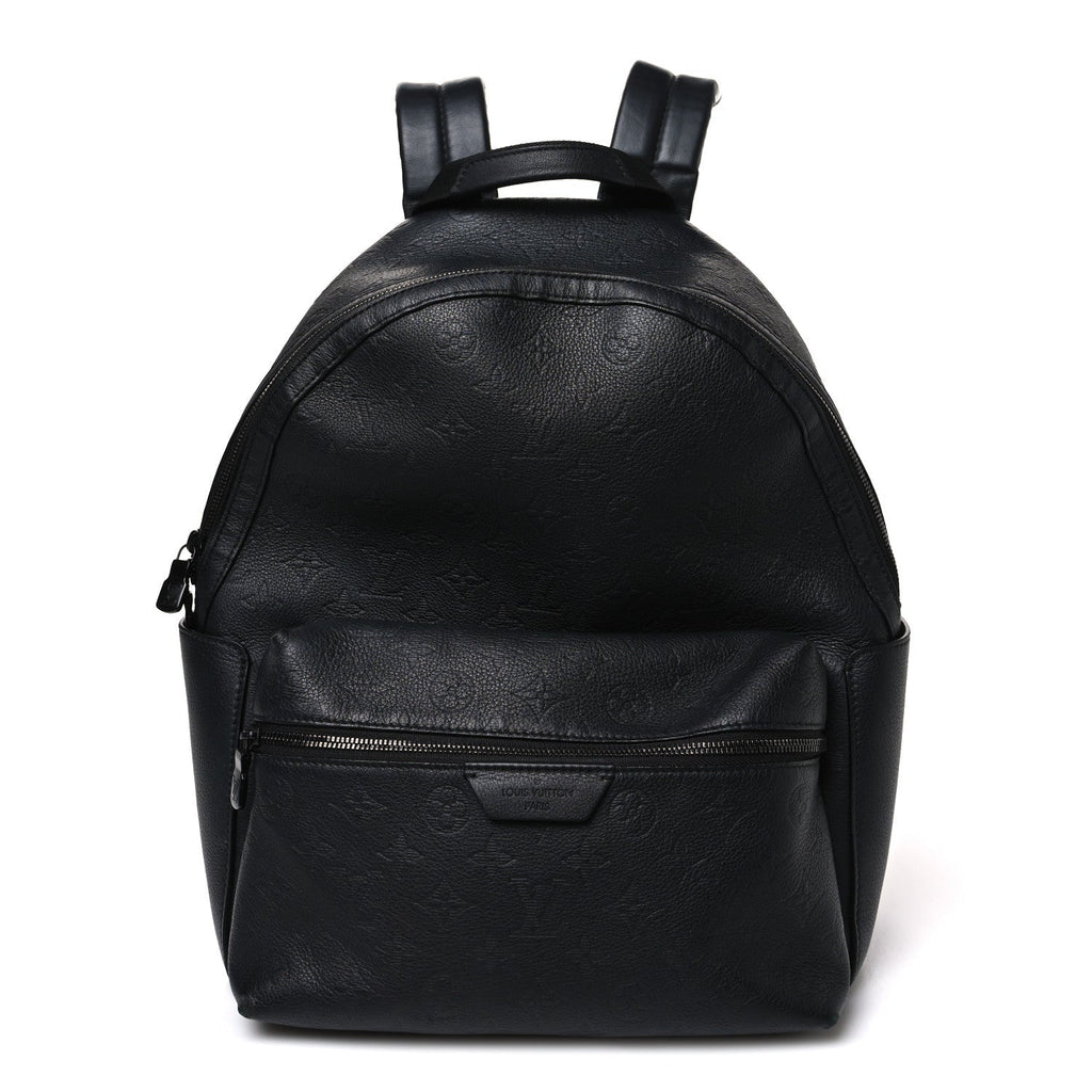 Calfskin Monogram Shadow Discovery Backpack Black