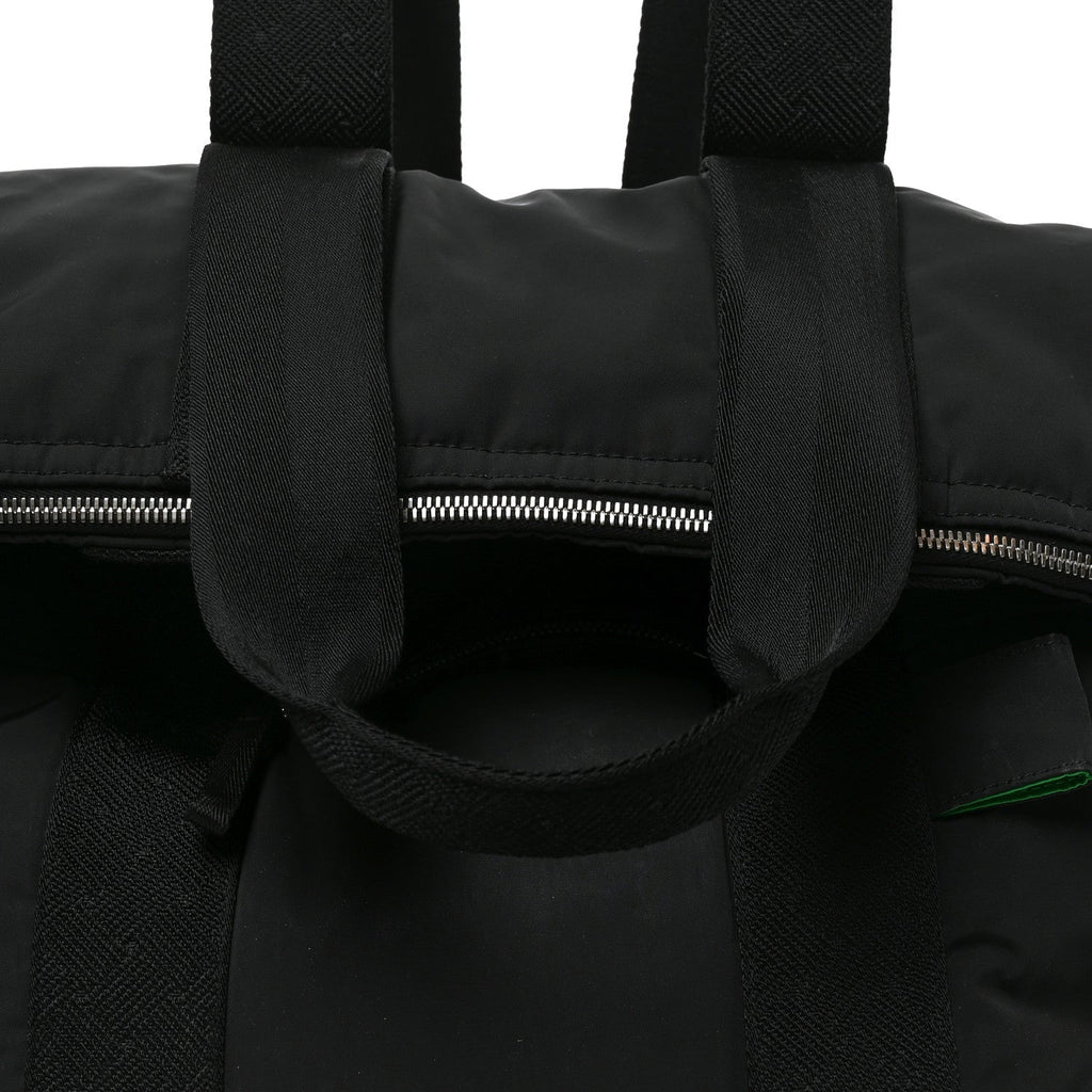 Nylon Voyager Backpack Black