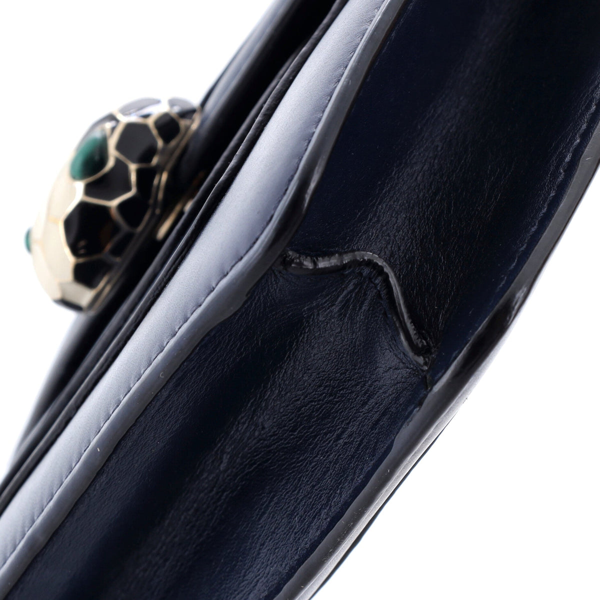 Serpenti Forever Square Shoulder Bag Leather Small