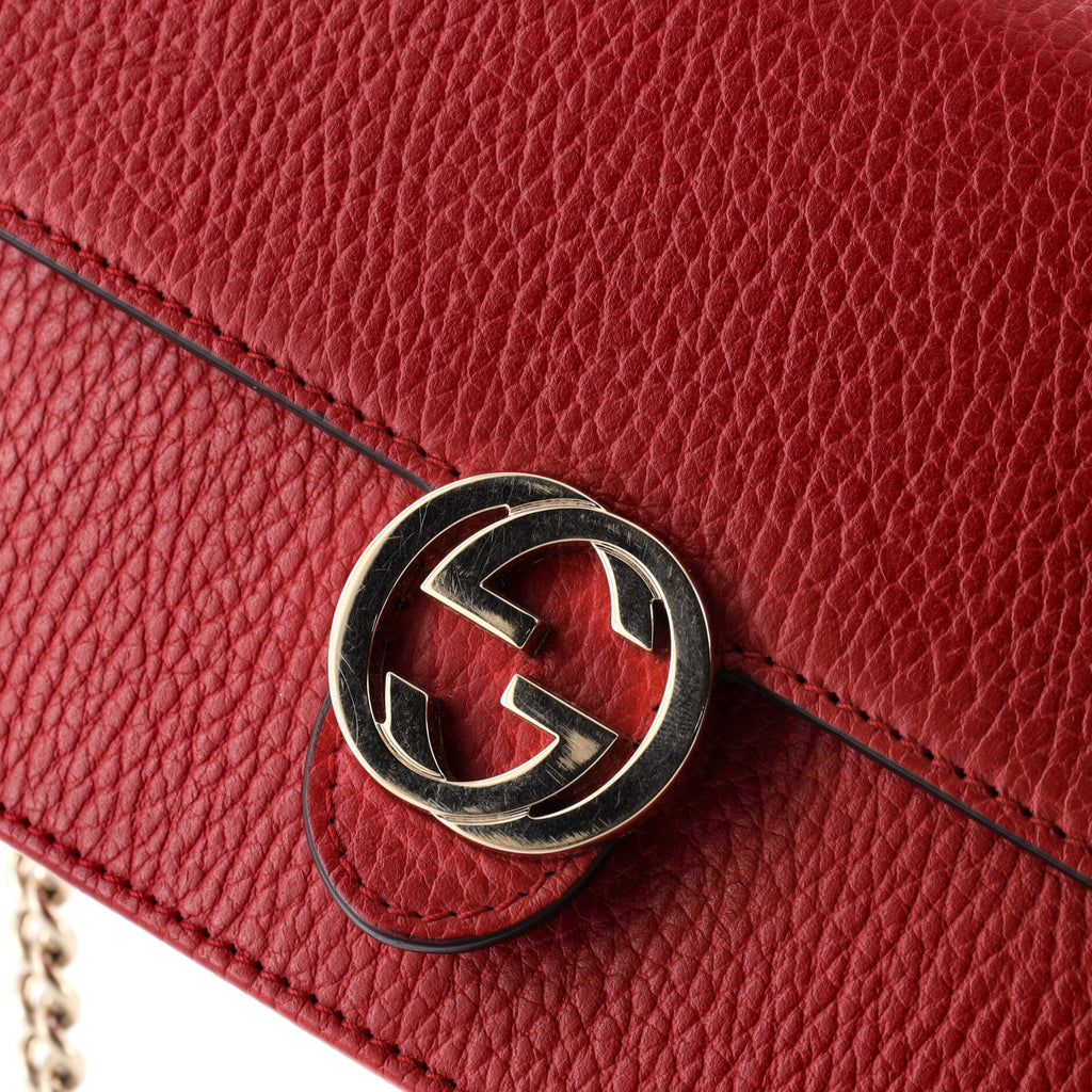 Interlocking Wallet on Chain Leather