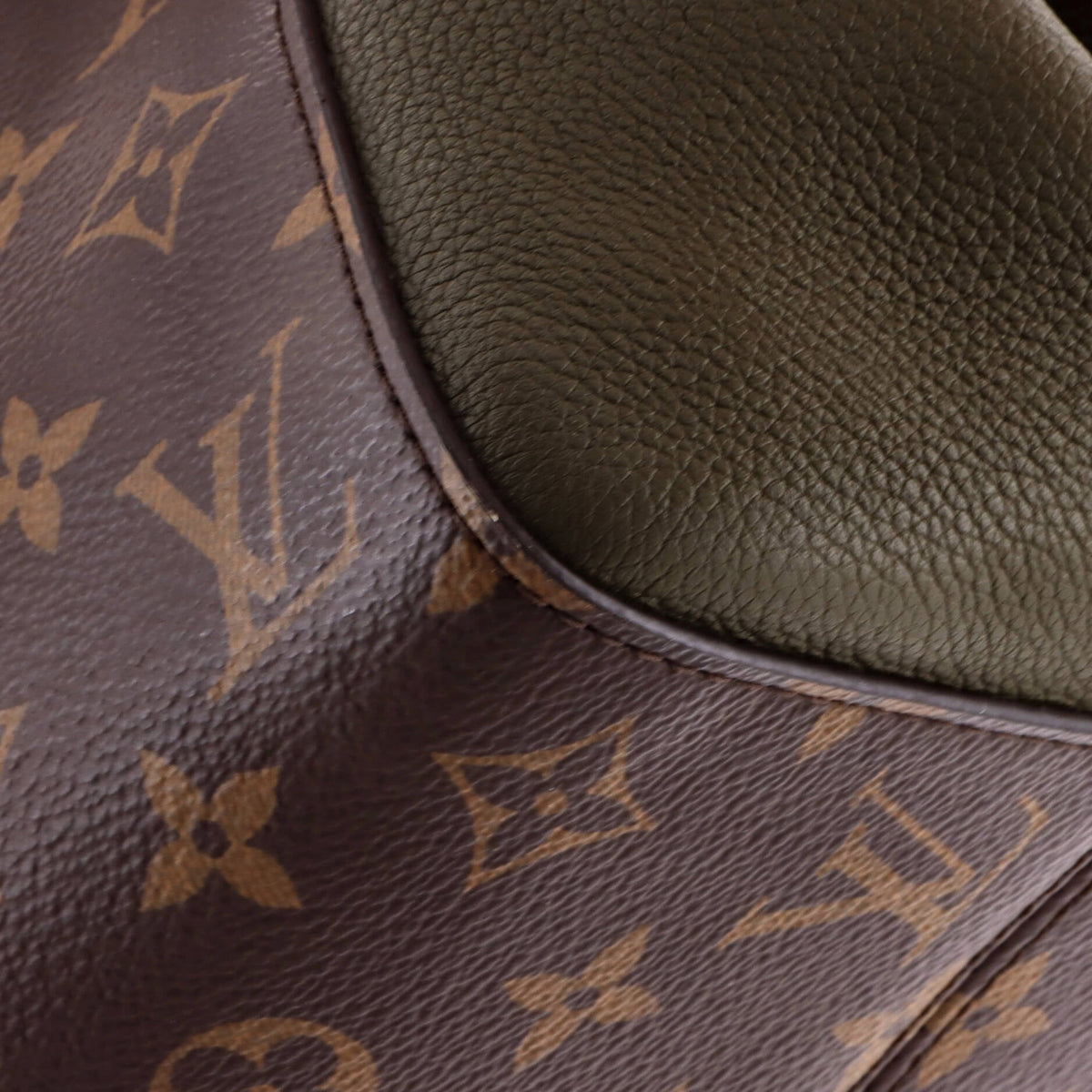 Fold Tote Monogram Canvas and Leather PM