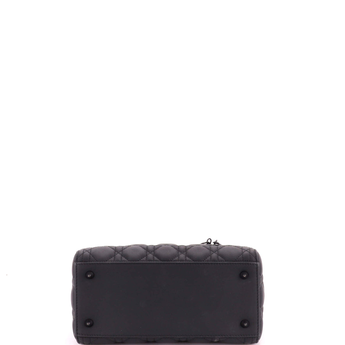 Ultra Matte Lady Dior Bag Cannage Quilt Calfskin Medium