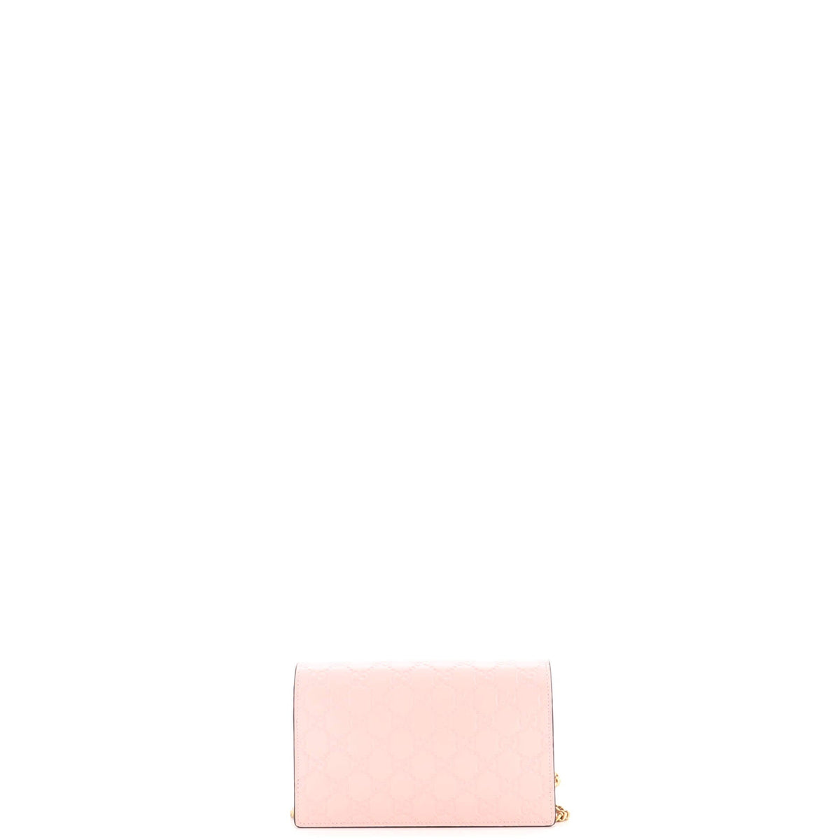Crystal Cat Wallet on Chain Guccissima Leather