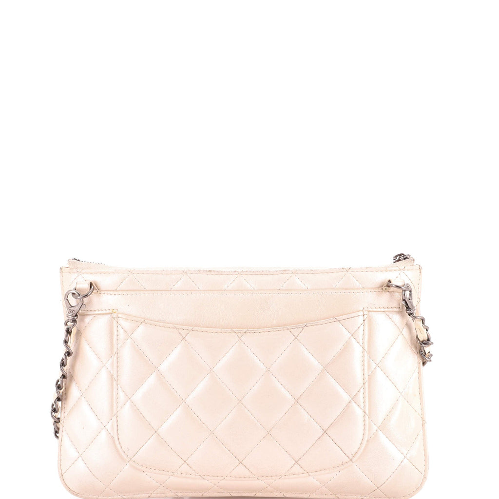 Multi Pochette Crossbody Bag Quilted Lambskin Medium
