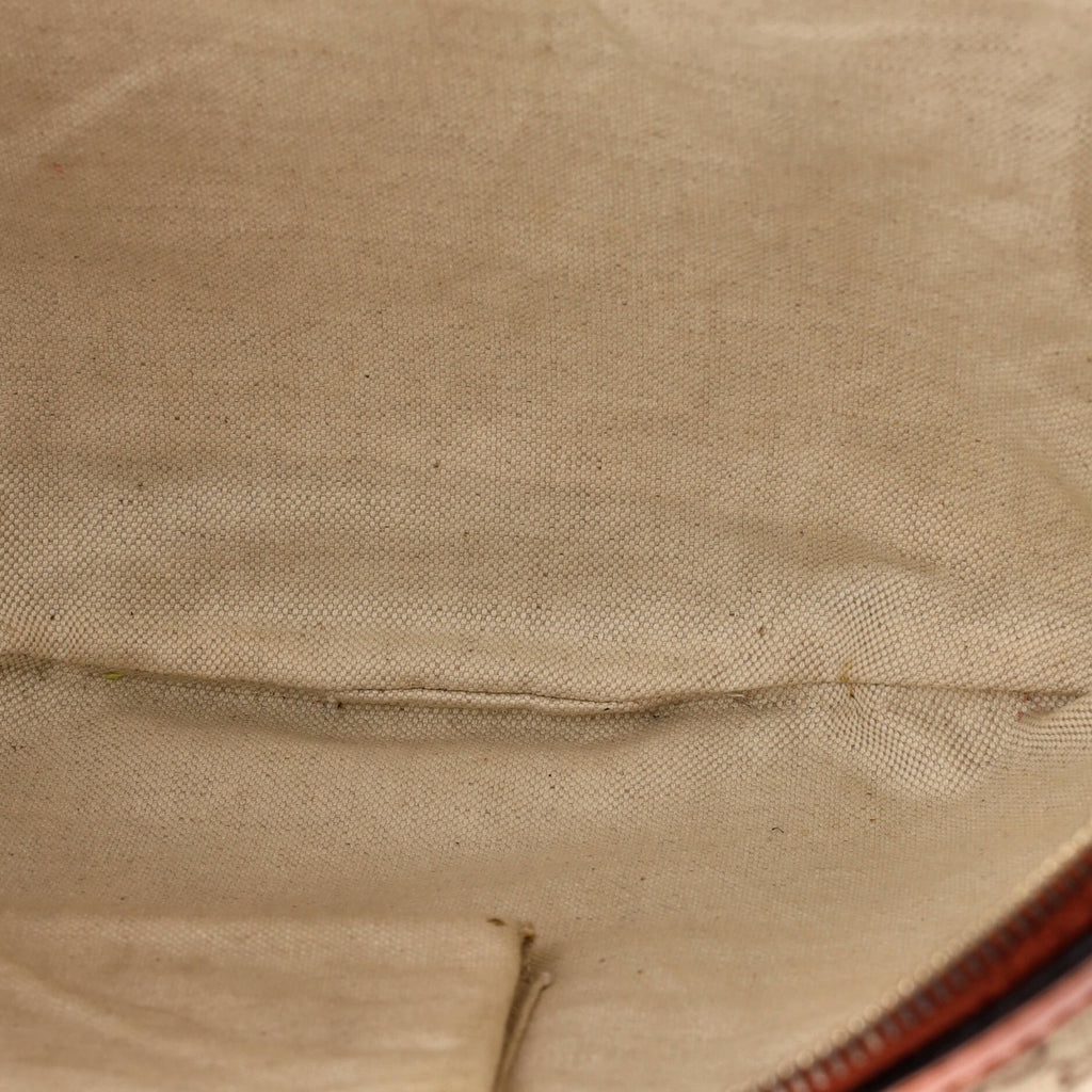 Vintage Web Saddle Messenger Bag GG Canvas Medium