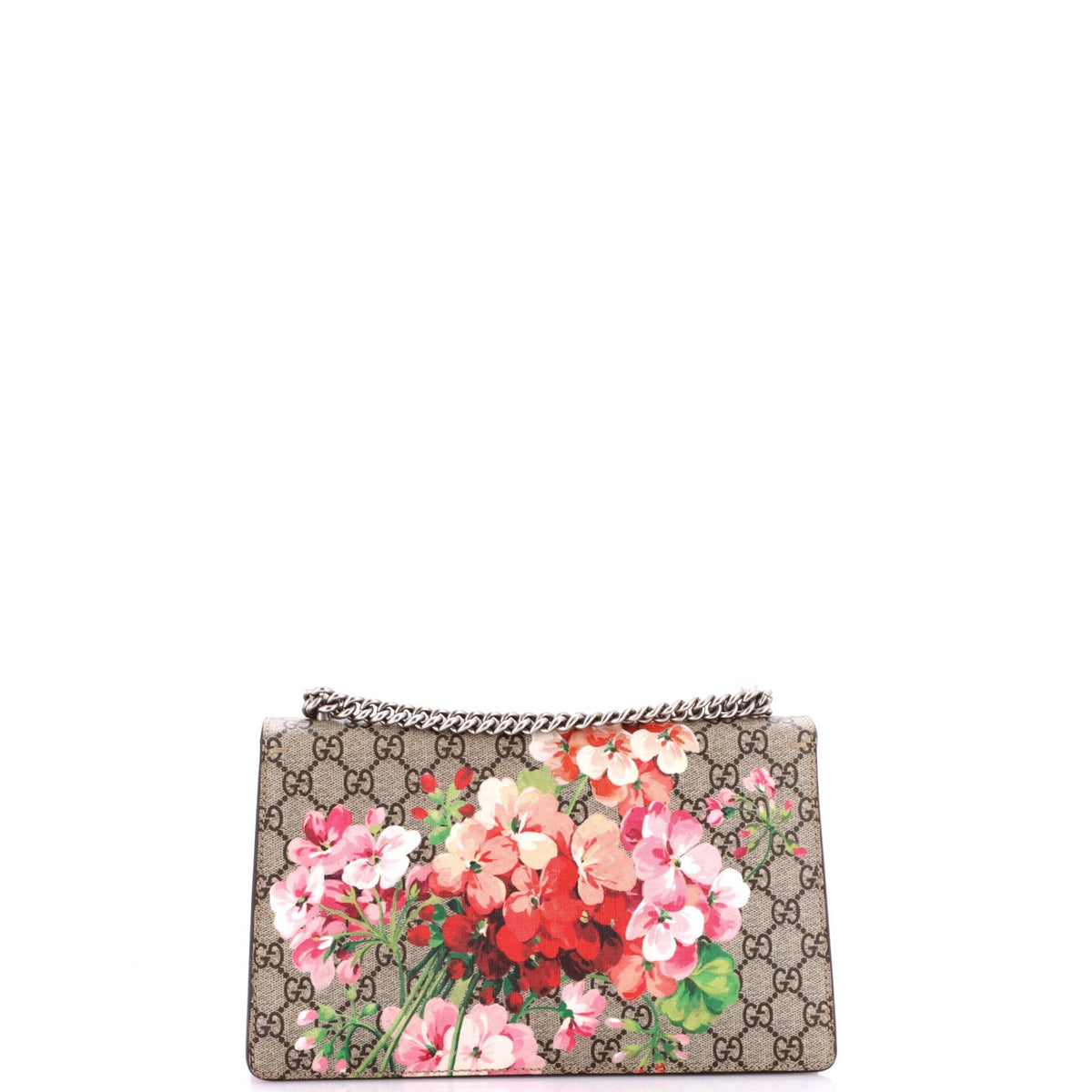 Dionysus Bag Blooms Print GG Coated Canvas Small