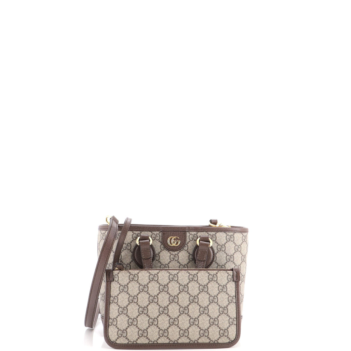 Ophidia Top Handle Shopping Tote GG Coated Canvas and Leather Mini