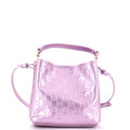 Emblem Bucket Bag GG Embossed Patent Small