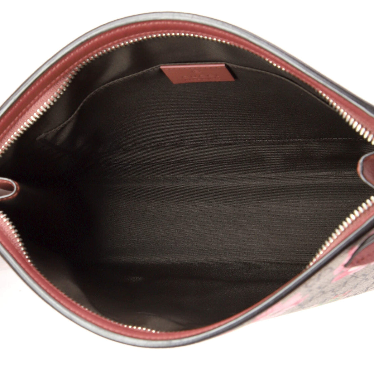 Toiletry Pouch Blooms Print GG Coated Canvas Large