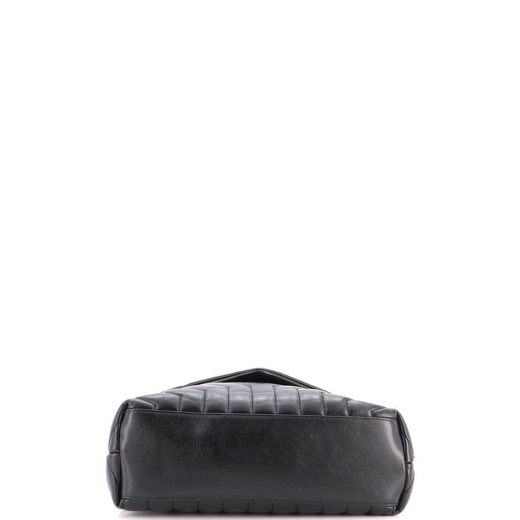 Loulou Shoulder Bag Matelasse Chevron Leather Medium