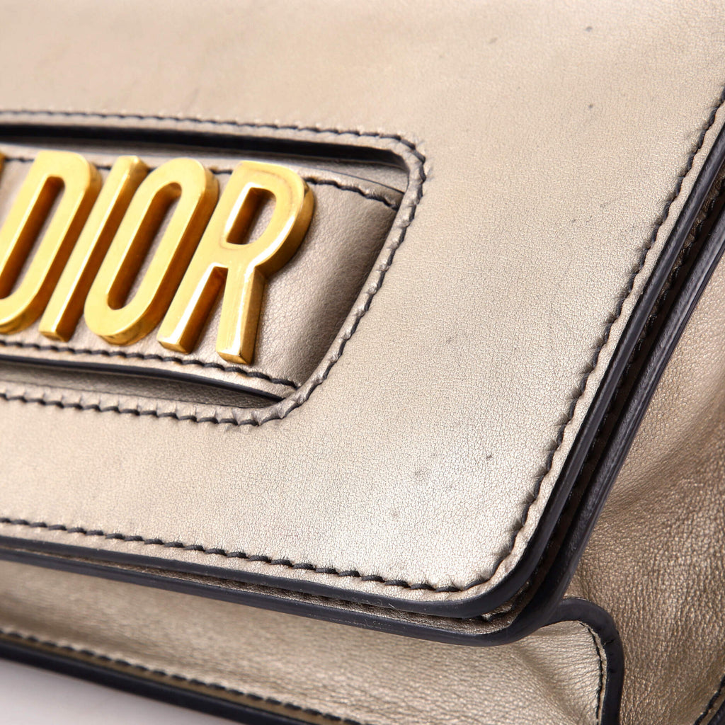 J'Adior Flap Bag Leather Medium
