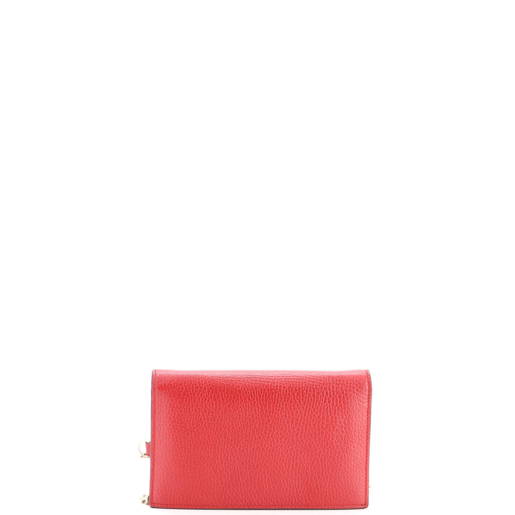 Interlocking Wallet on Chain Leather