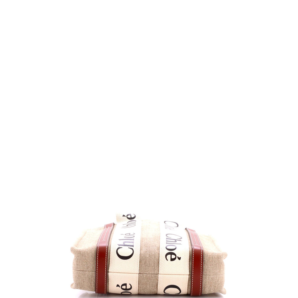 Woody Convertible Tote Canvas with Leather Small