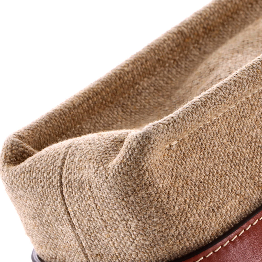 Woody Convertible Tote Canvas with Leather Small