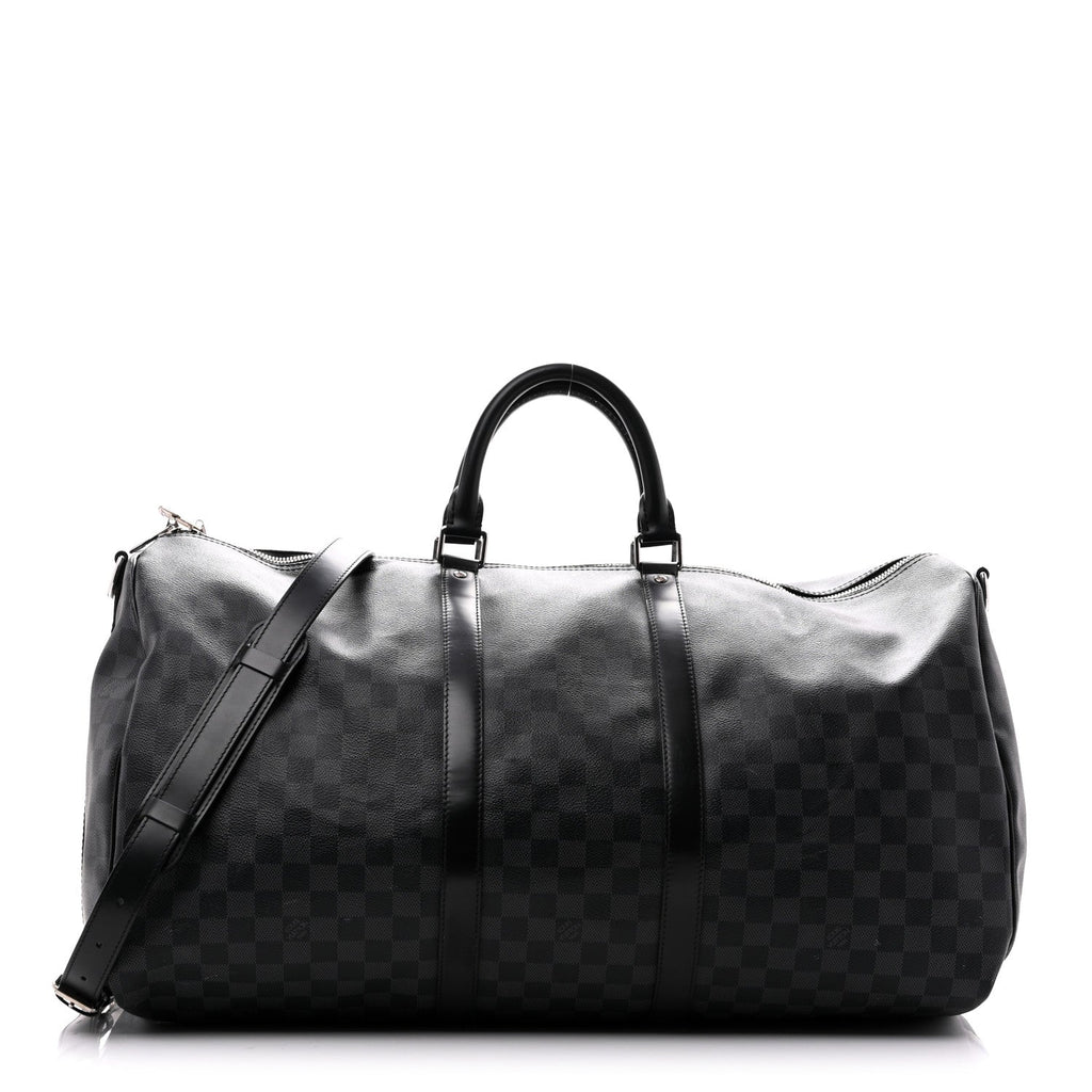 Damier Graphite Keepall Bandouliere 55