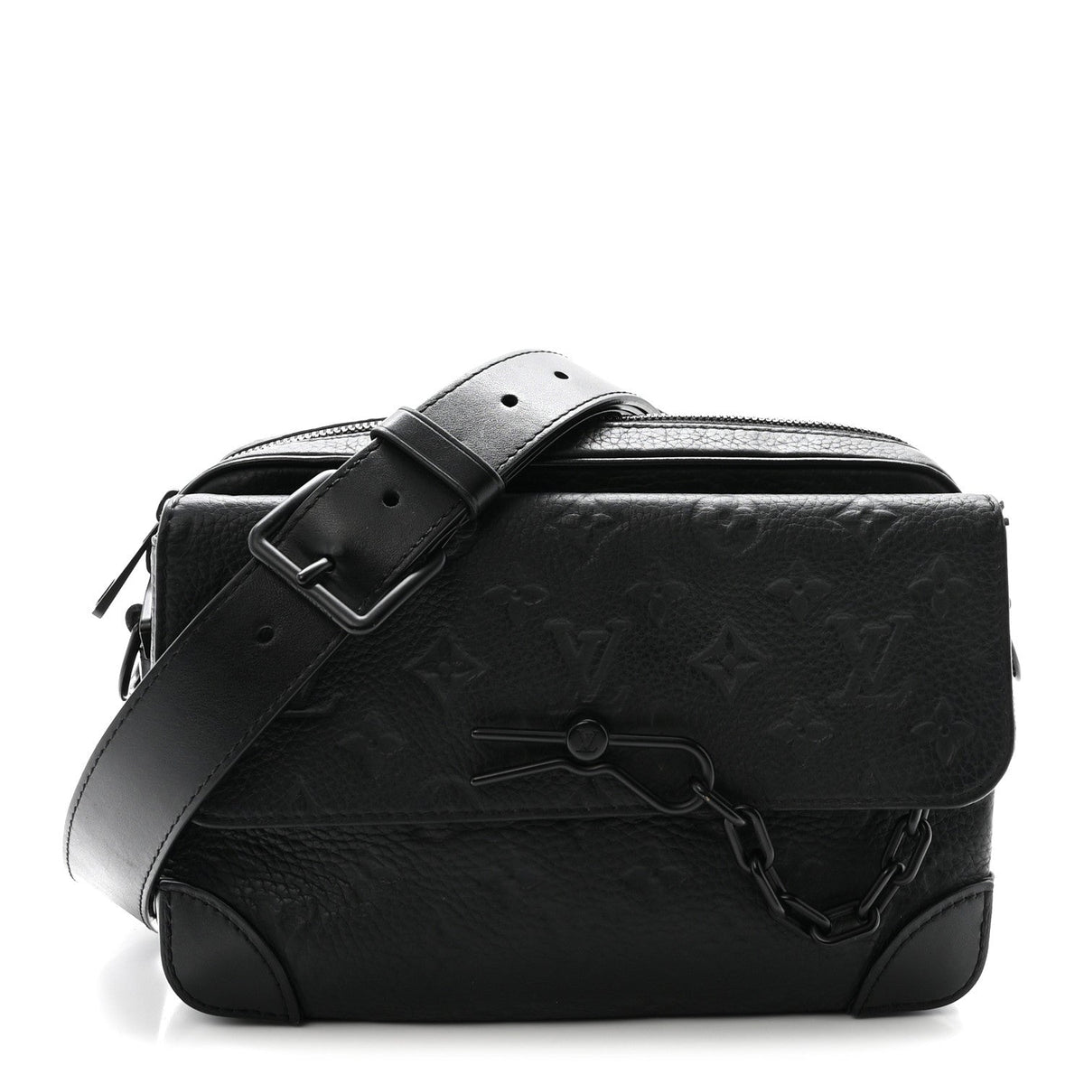 Taurillon Monogram Steamer Messenger Black